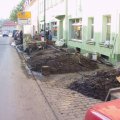AufrÃ¤umungsarbeiten auf der Freiberger StraÃe