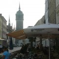 Wittenberg am Abend: Sehr zu empfehlen ist das Restaurant im  "Haus des Handwerks"!