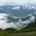 Blick hinunter auf den Zeller See