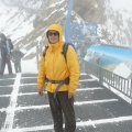 Aufstieg zur Panorama-Kanzel auf 3000 m Höhe