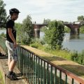 Die Römerbrücke. Die Pfeiler sind noch orignal und über 1000 Jahre alt!