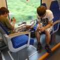 Rückfahrt nach Perl, entlang der Mosel. Die letzte Woche zieht im Zeitraffer rückwärts an uns vorbei.