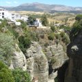Die Schlucht, welche Rondas Alt- von der Neustadt trennt.