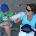 Das Eiswasser ist der Hit!