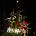 Blumenarangement im Lotus-Restaurant