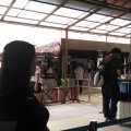 Koh Samui Airport. Keine Aircondition, sondern alles luftig gebaut. Eigenltich nur ein großes Dach lol