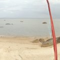 Heute wieder ein Relax-Tag - Blick vom Pool aufs Meer