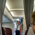 Bei Singapore-Airline wird man noch vom Kapitän persönlich begrüßt!