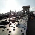 Heute ist Sonntag - autofreier Tag auf der Kettenbrücke