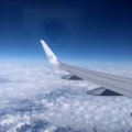 Hinflug DRS-MUC-BCN mit Lufthansa über die Alpen