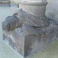 Hier eine Meeresschildkröte, gegenüber eine Landschildkröte. Gaudi hat wirklich an alles gedacht!