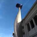 Hier brannte die olympische Flamme.