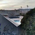 Hier fanden die olympischen Wassersprungwettbewerbe statt - mit einem herrlichen Blick über die ganze Stadt.