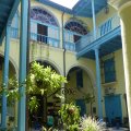 Der Patio unseres Hotels