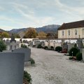 Kloster Benediktbeuern, im Hintergrund die Benediktenwand